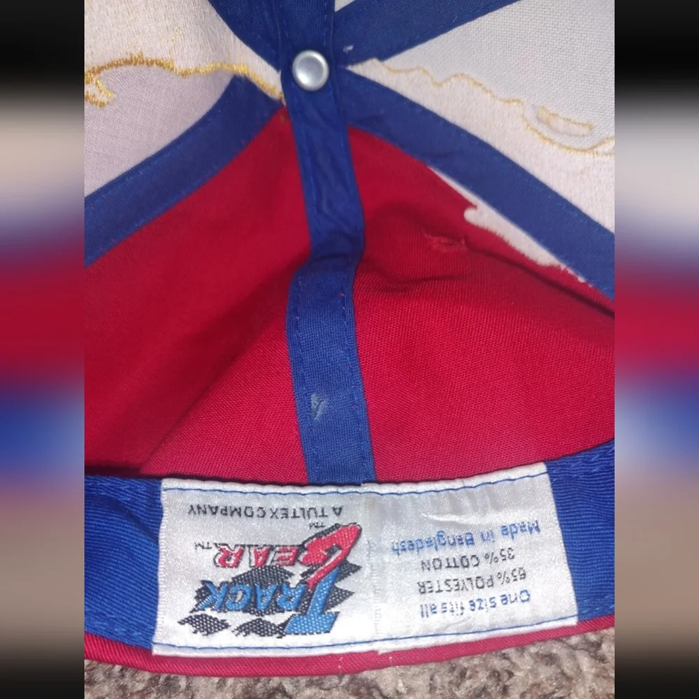 Vintage 90's NASCAR Ernie Irvan #36 Skittles Snapback Paint Brush Hat Cap - Picture 11 of 11